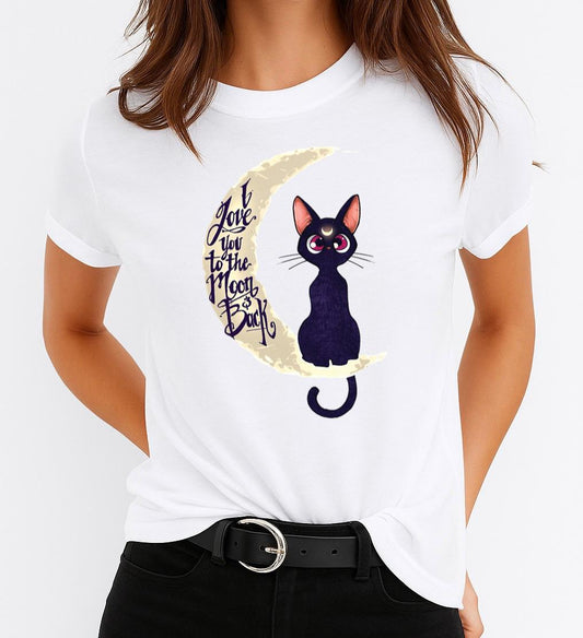 Női póló 100% pamutból Macska