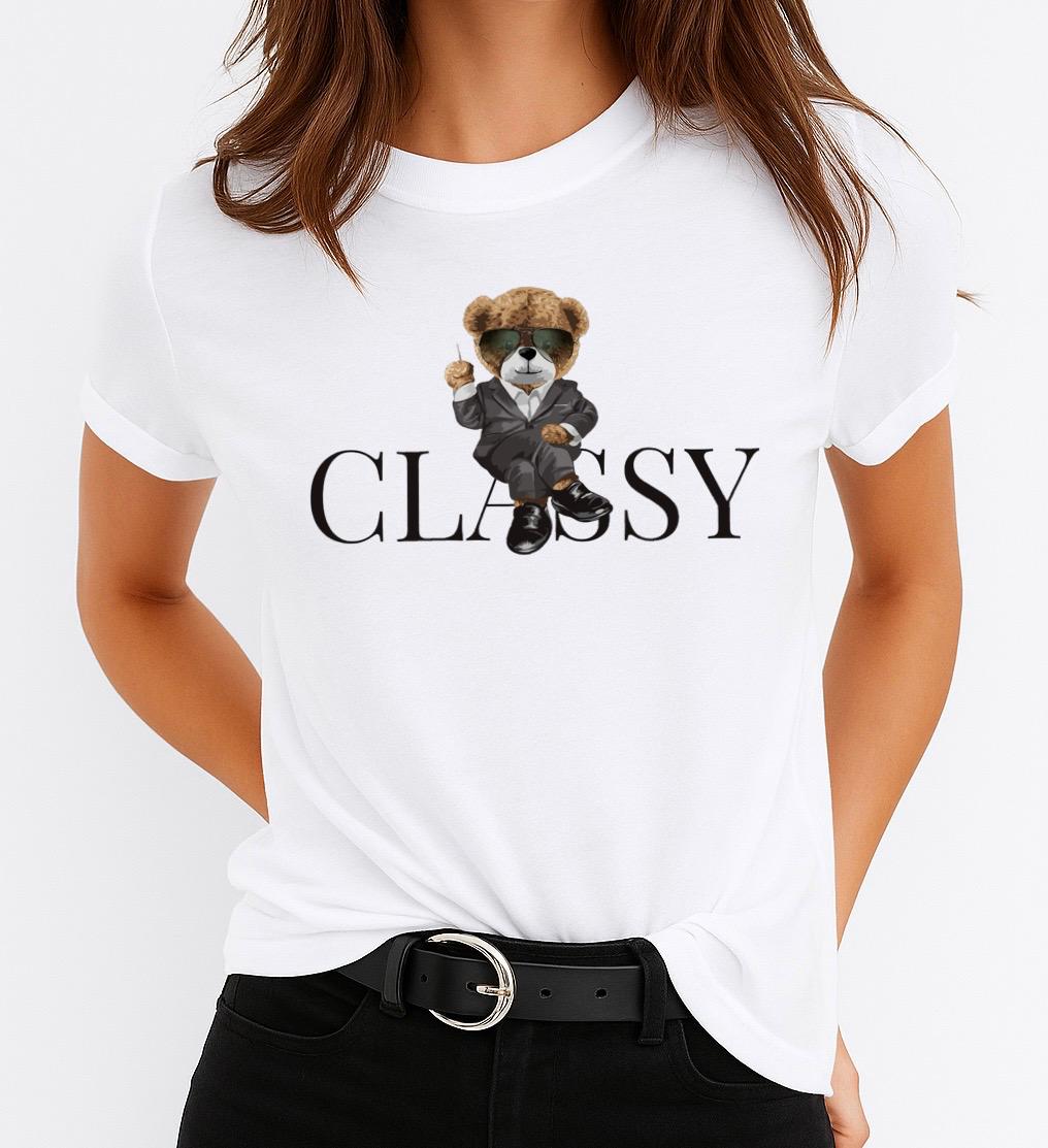 Női póló 100% pamutból Classy