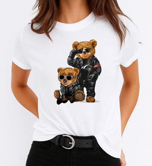 Női póló 100% pamutból Black Team