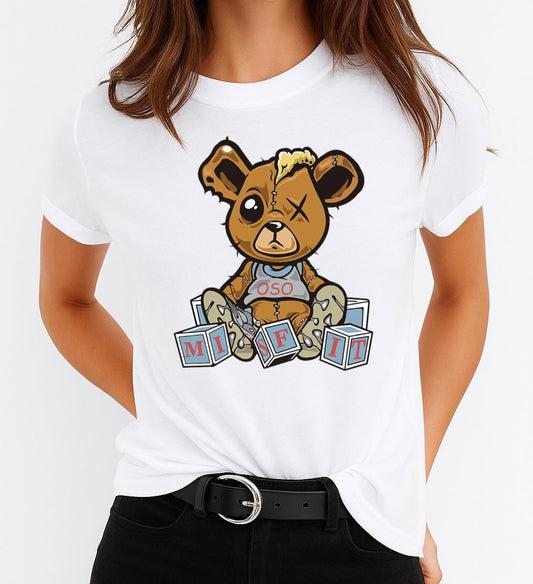 Női póló 100% pamutból Crazy Bear