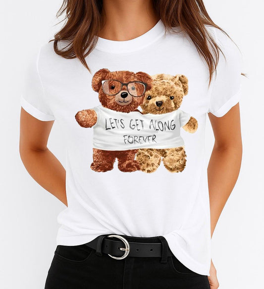 Női póló 100% pamutból Along Forever