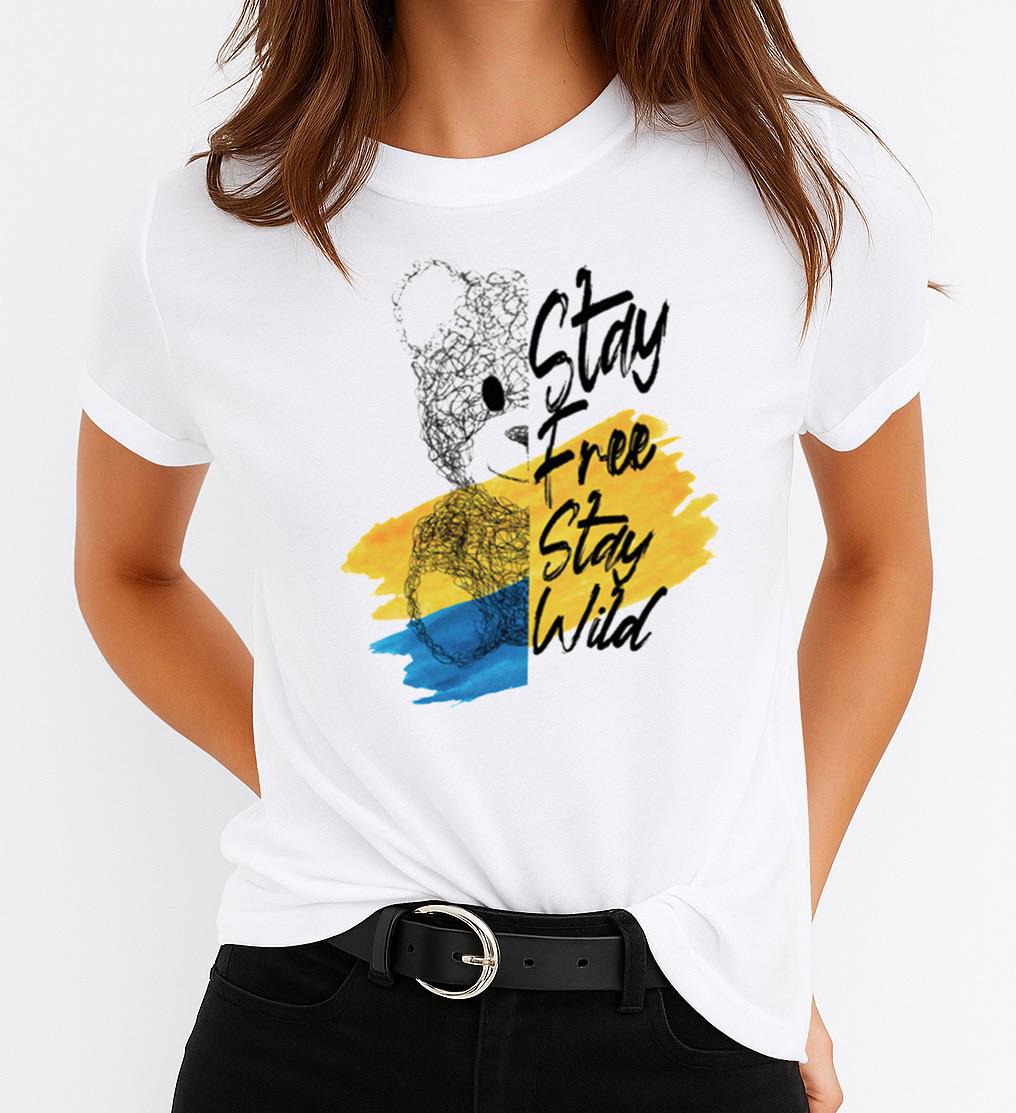 Női póló 100% pamutból Stay Free