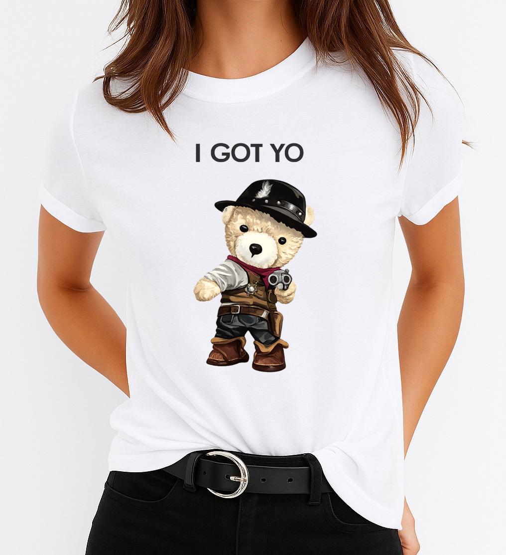Női póló 100% pamutból I Got Yo