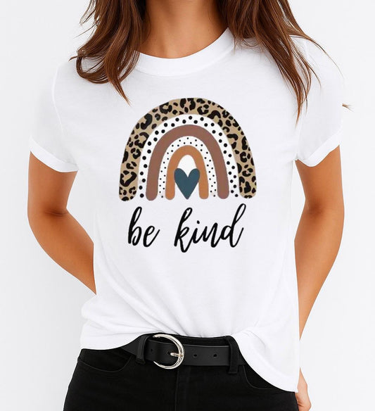 Női póló 100% pamutból Be Kind