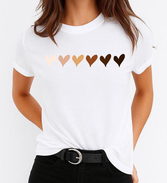 Női póló 100% pamutból 5 Hearts 2