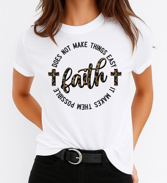 Női póló 100% pamutból Faith 3