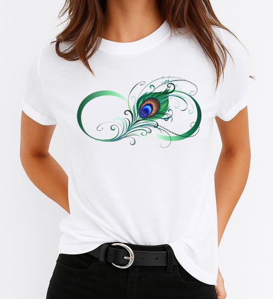 Női póló 100% pamutból végtelen 3