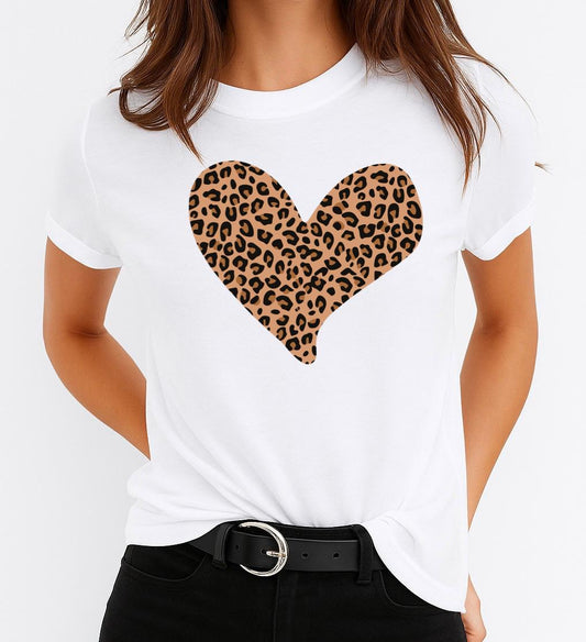 Női póló 100% pamutból Jaguar Love (White)