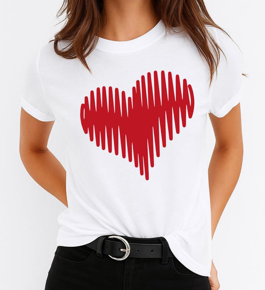 Női póló 100% pamutból Red Heart
