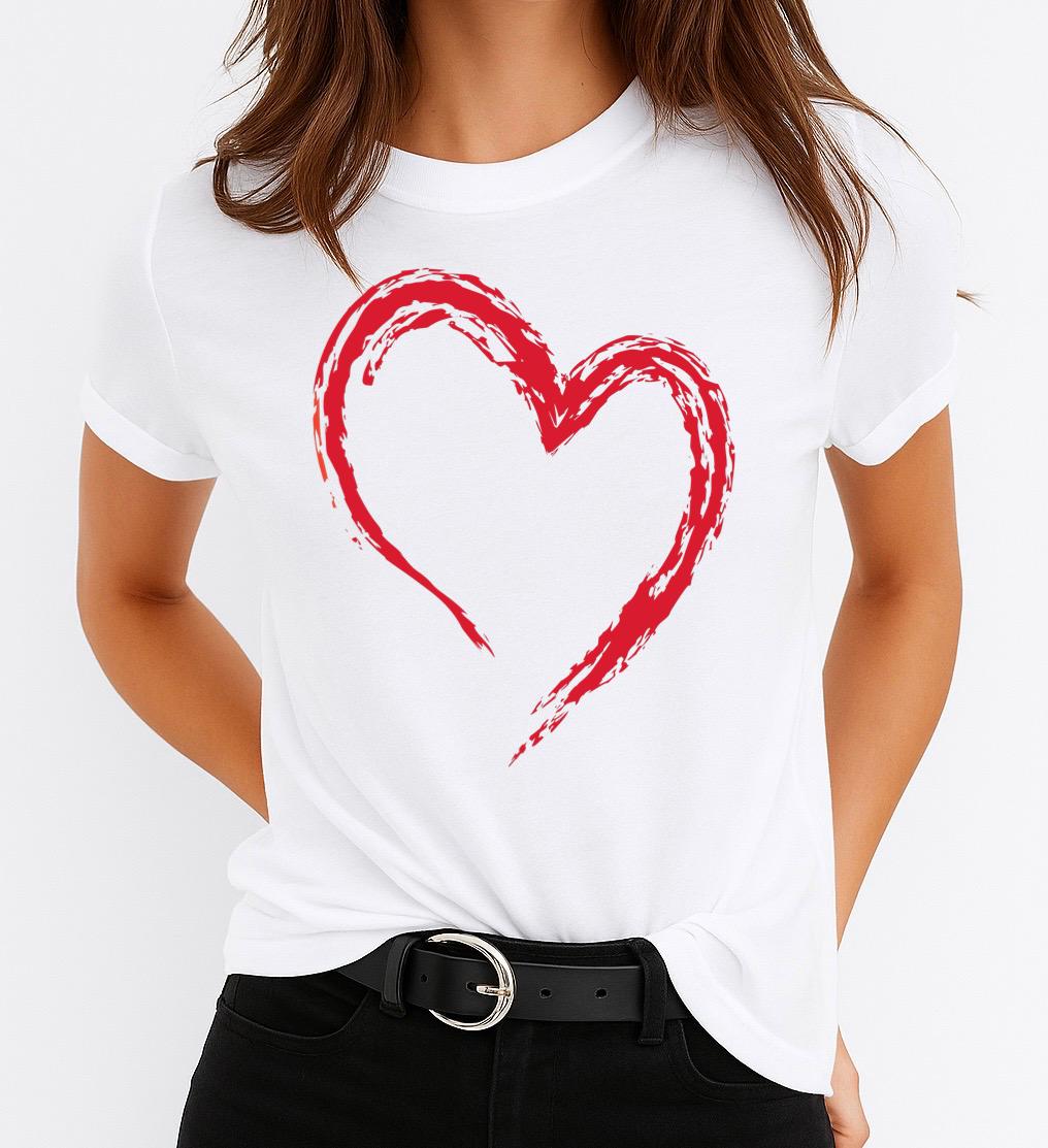 Női póló 100% pamutból Red Heart 4
