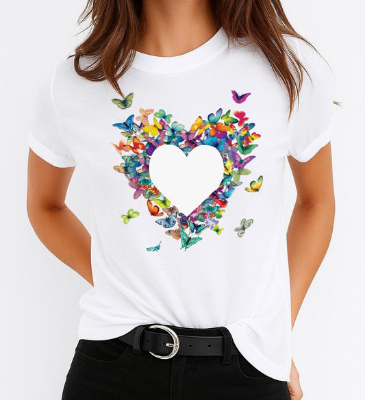 Női póló 100% pamutból Spring Heart 2