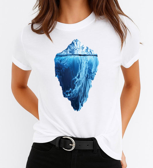 Női póló 100% pamutból Ice Heart